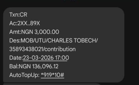 Someone just sent 50k
Another person sent 3k

Whoever you are, thank you!
May God speedily give you help whenever you need it. Thanks for sending my mum back to physiotherapy with proper medication

136k donated so far
Every penny we receive will go a long way 😞🙏
2152663894
UBA
