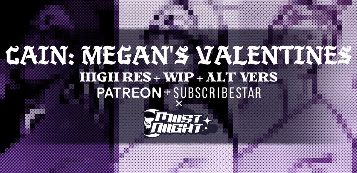 Late on my end, but an awesome Megan Pinup piece made for Valentines Day! Threw in a loving bunch of color alternatives! as well as the WIps/ Timelapses for it!

🔗🔻