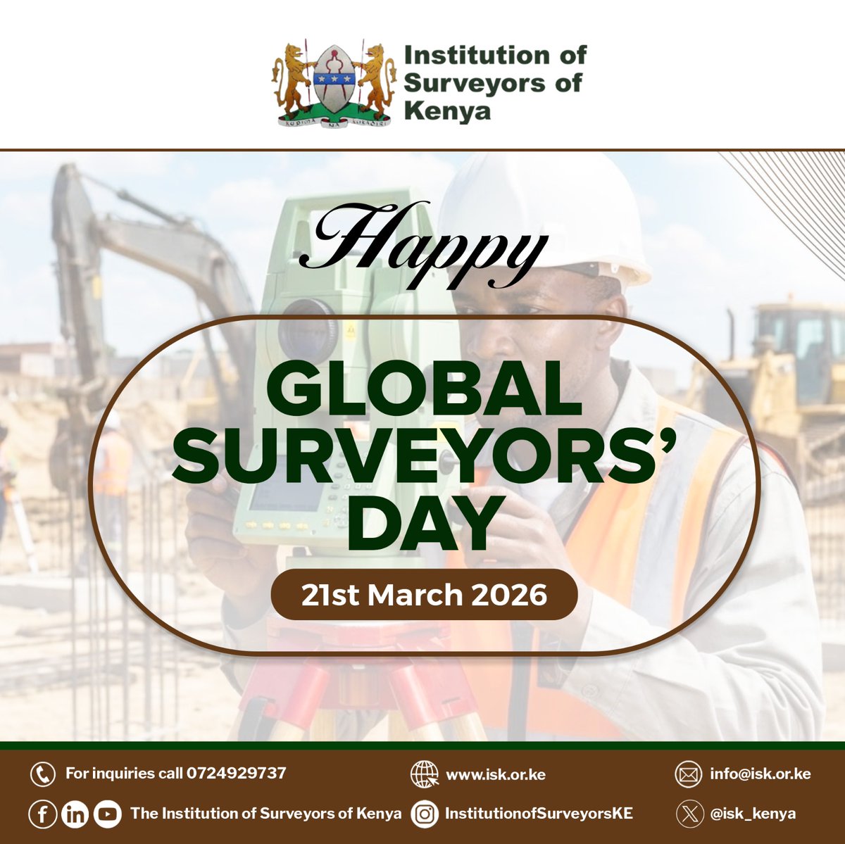 The Institution of Surveyors of Kenya tweet media
