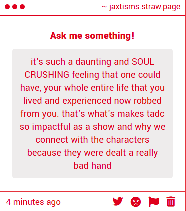 kris / snicker || TADC EP 8 SPOILERS FUUUUUUUUCK tweet media