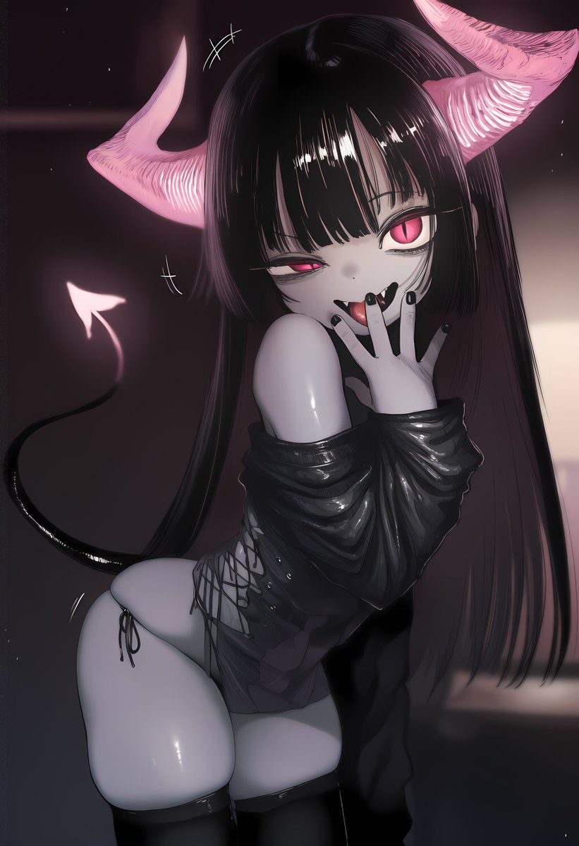 メスガキ小悪魔ちゃん
#AIillustration #AIイラスト #OC #originalcharacterart  #nsfw #NovelAI #AIart #fantasygirl #MonsterGirl