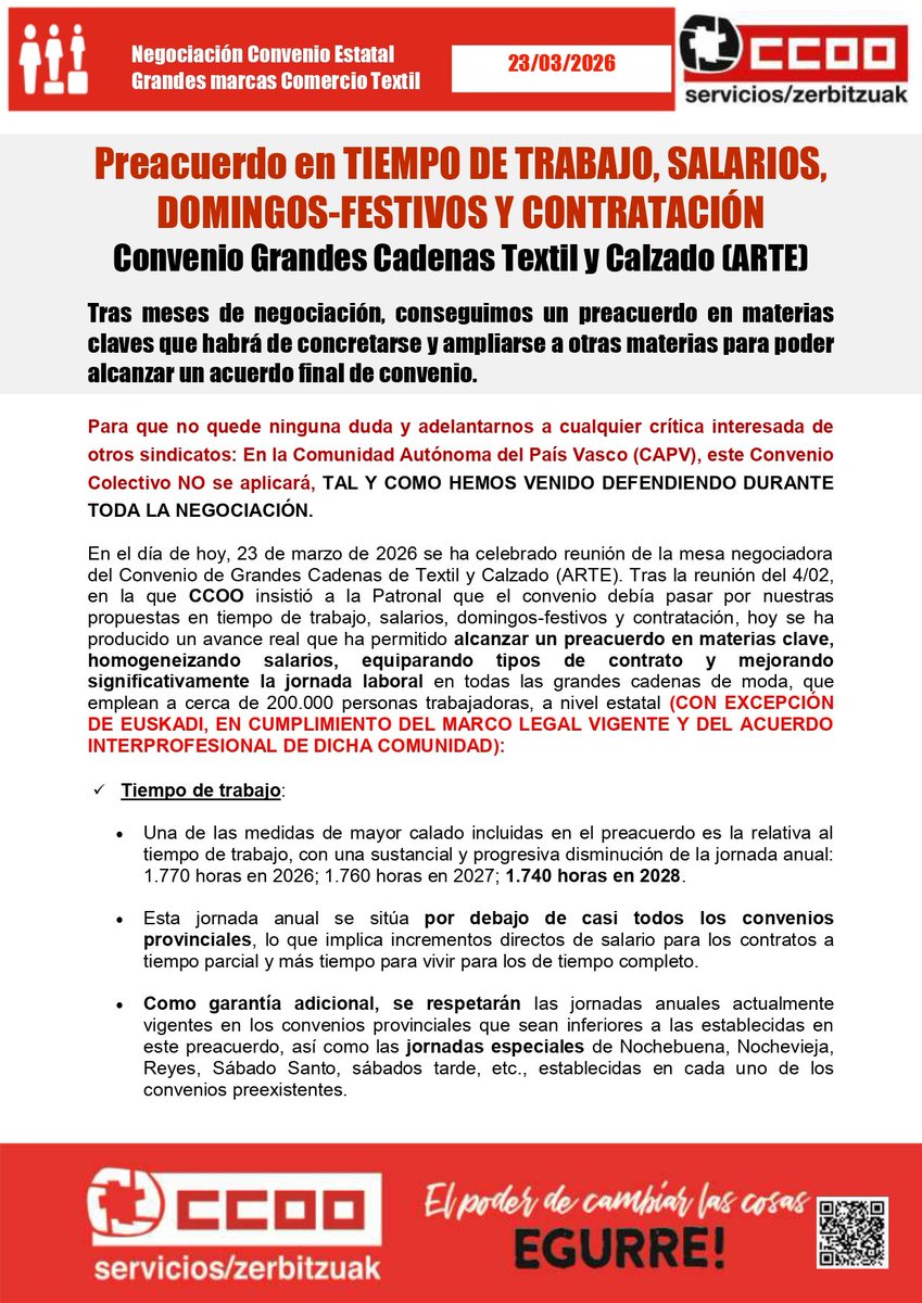 Zerbitzuak CCOO tweet media