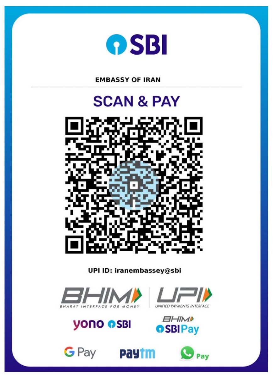 Please Transfer Your Donations To This Account Henceforth.
कृपया अब से आप अपना दान इस खाते में स्थानांतरित करें।
दान करके ईरानी जनता की मदद करें।
#Iran