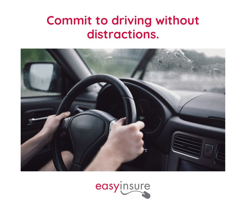 Distracted driving accounted for nearly one in four fatal collisions in Ontario. Make a conscious effort to keep our eyes on the road and reduce these alarming statistics. #distracteddriving #drivesafe #easyinsure