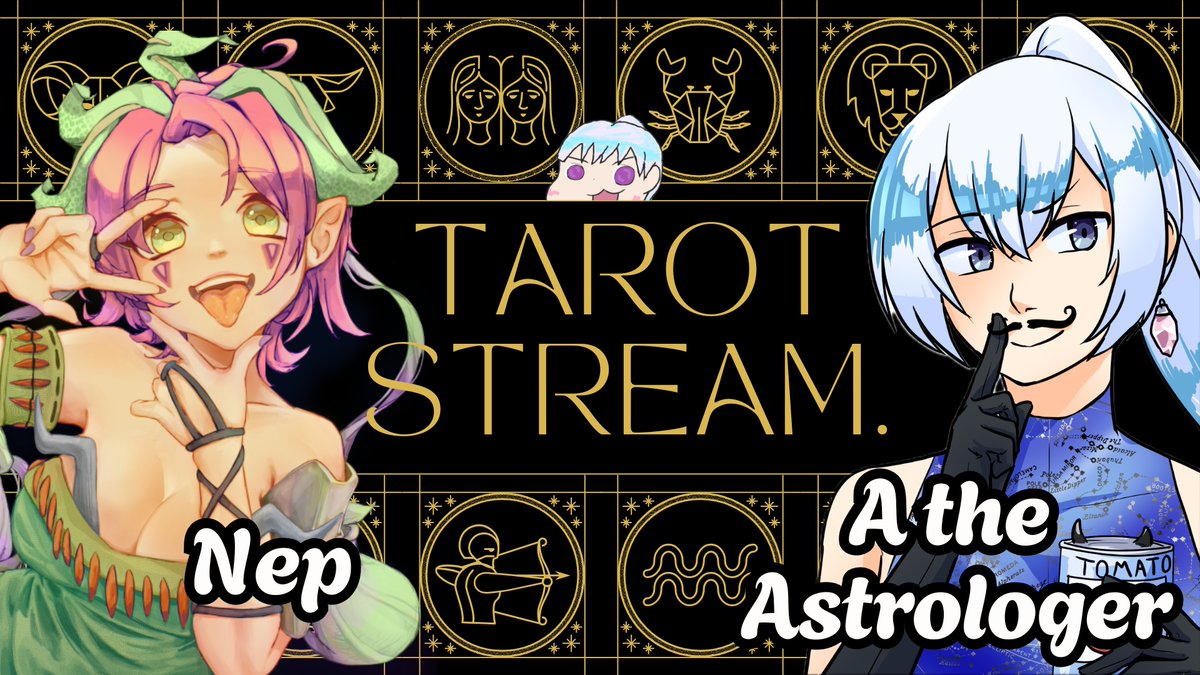 SyzygyAltair's tweet photo. A THE ASTROLOGER RETURNS... for her 1ST COLLAB! 🔮✨

Join us for a live tarot reading &amp; avoiding learning at all costs... so long as Z does not interfere 😉

📍 Wednesday, April 1st @ 3 PM PST
📍 Youtube &amp; Twitch

 see you in the cards...🃏⭑･:༅｡.｡༅:ﾟ::✼✿ https://t.co/5FH0zNvc7X