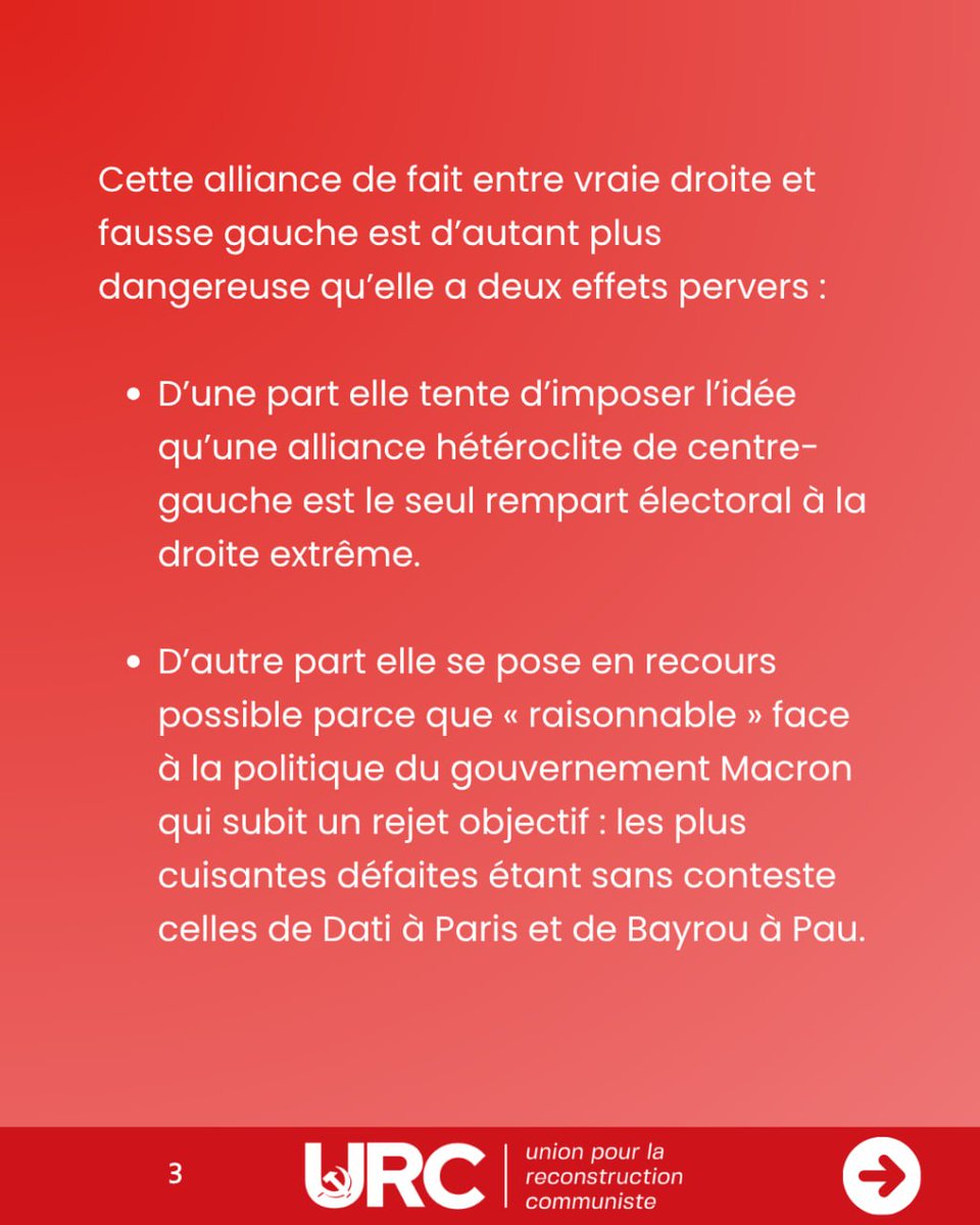 Union pour la Reconstruction Communiste tweet media