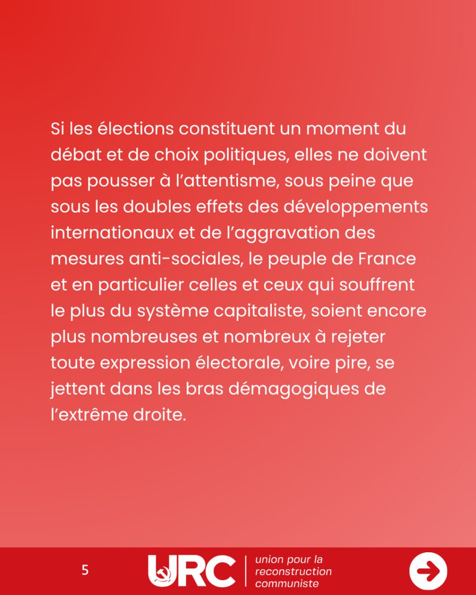 Union pour la Reconstruction Communiste tweet media