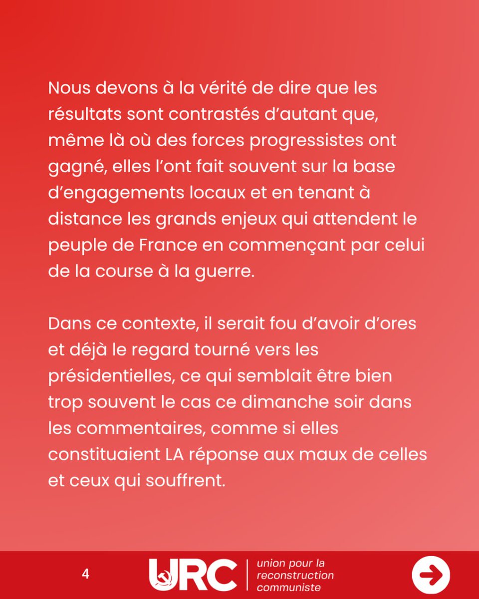 Union pour la Reconstruction Communiste tweet media