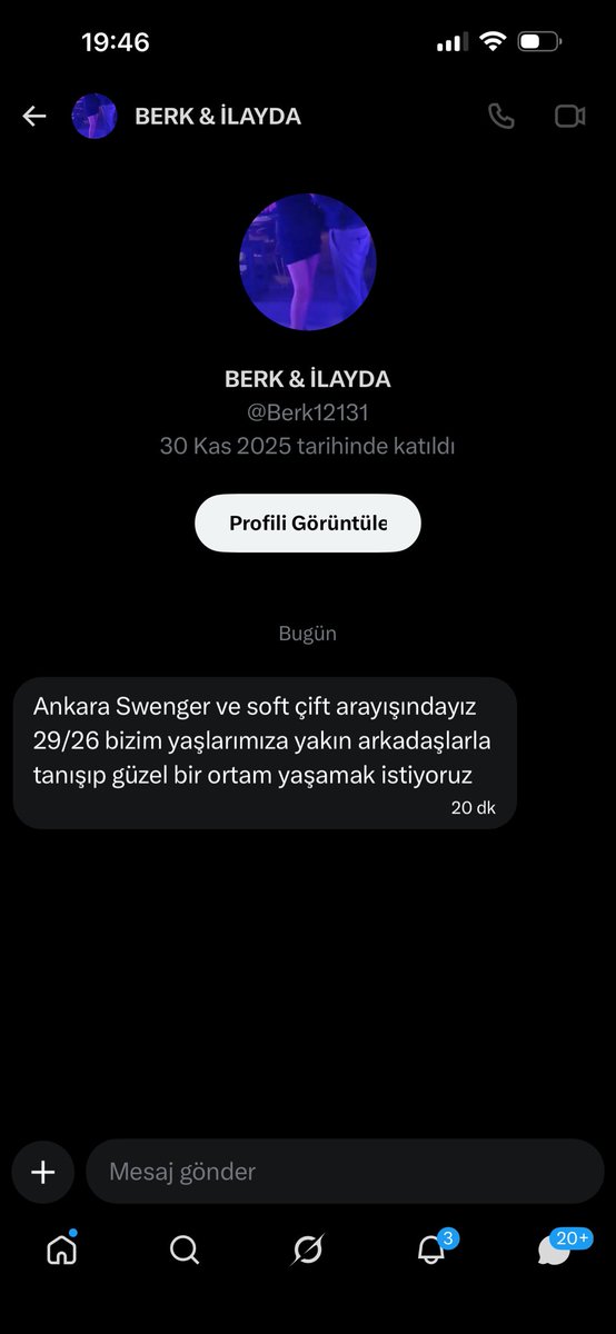 Çift bulma ve itiraf sayfası tweet media