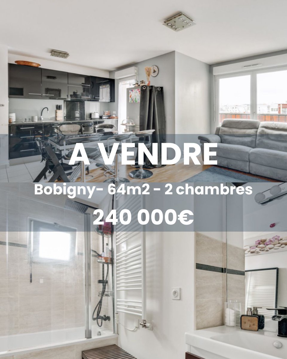 FrImop's tweet photo. 🌟 Appartement 3 pièces lumineux avec terrasse – Bobigny- Avenue Karl Marx
58 m², situé au 4ᵉ étage d’une copropriété récente et bien entretenue. Calme et lumineux, il bénéficie d’une terrasse de 16 m² et d'un balcon ☀️🌿
📩 Contactez-nous pour organiser une visite ! https://t.co/aVL0r0Tm48