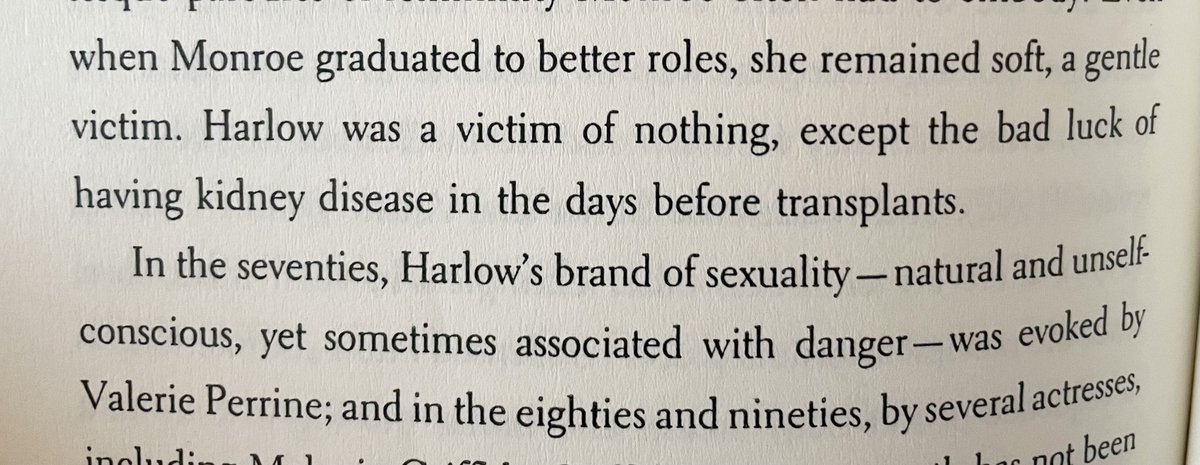 This is really sad. Loved her here. Apart from her character’s name, I really adore Mick LaSalle’s establishment of the Harlow to Perrine pipeline in his essential Complicated Women: