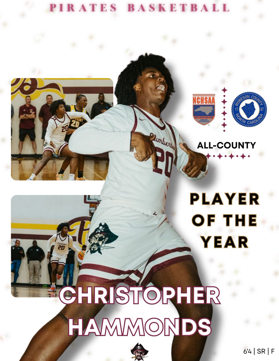LHSHoops's tweet photo. The top player in the county‼️ A special season continues to gain recognition. Congrats, Chris! 🫡🏴‍☠️ #RobCo #LTown https://t.co/rZL1hWF8rd