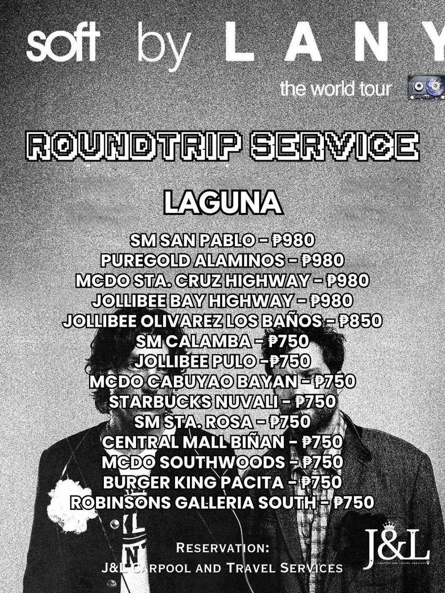 J&L Carpool and Travel Services tweet media