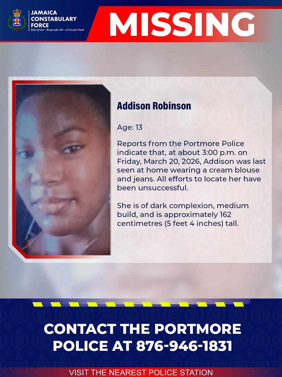 Jamaica Constabulary Force tweet media