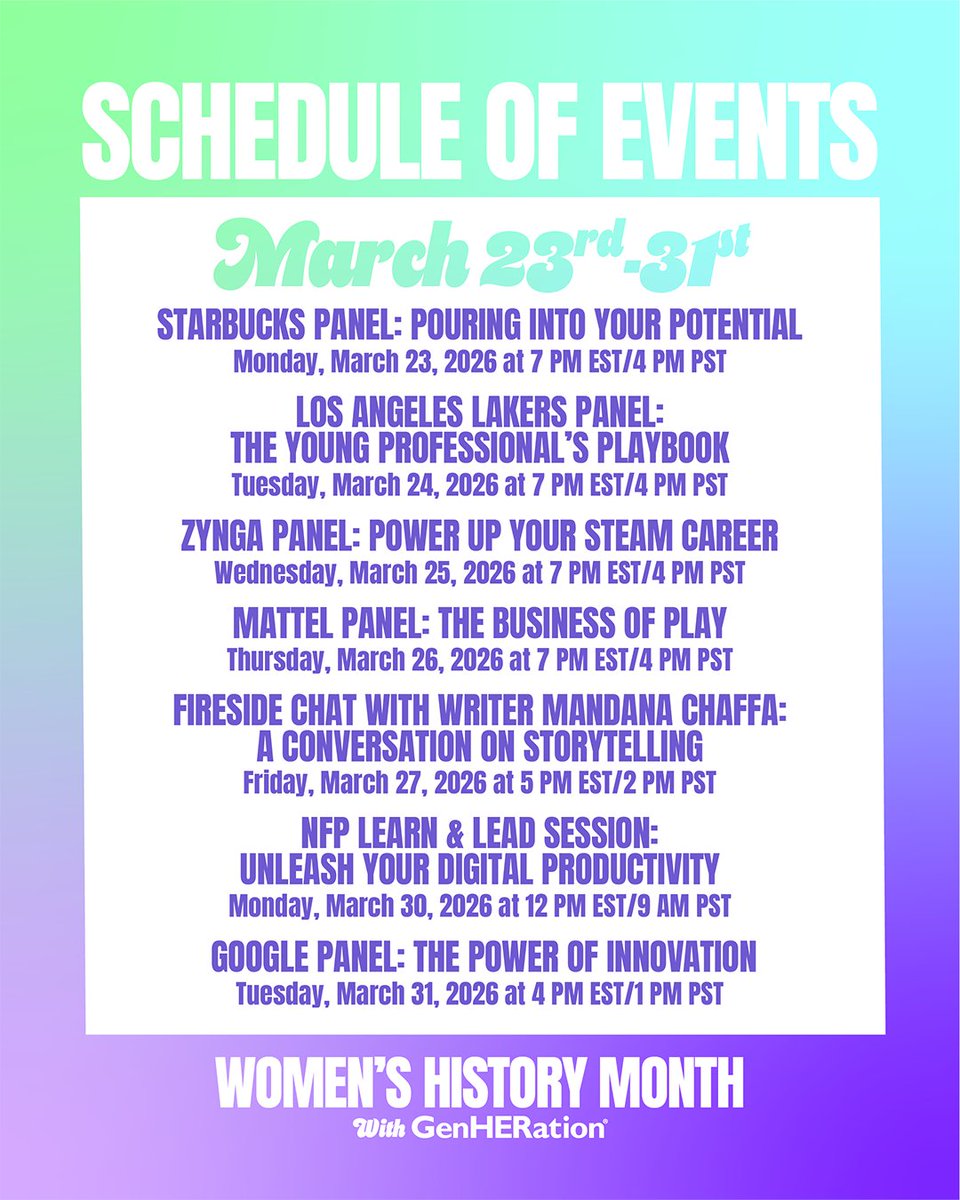 GenHERation® tweet media