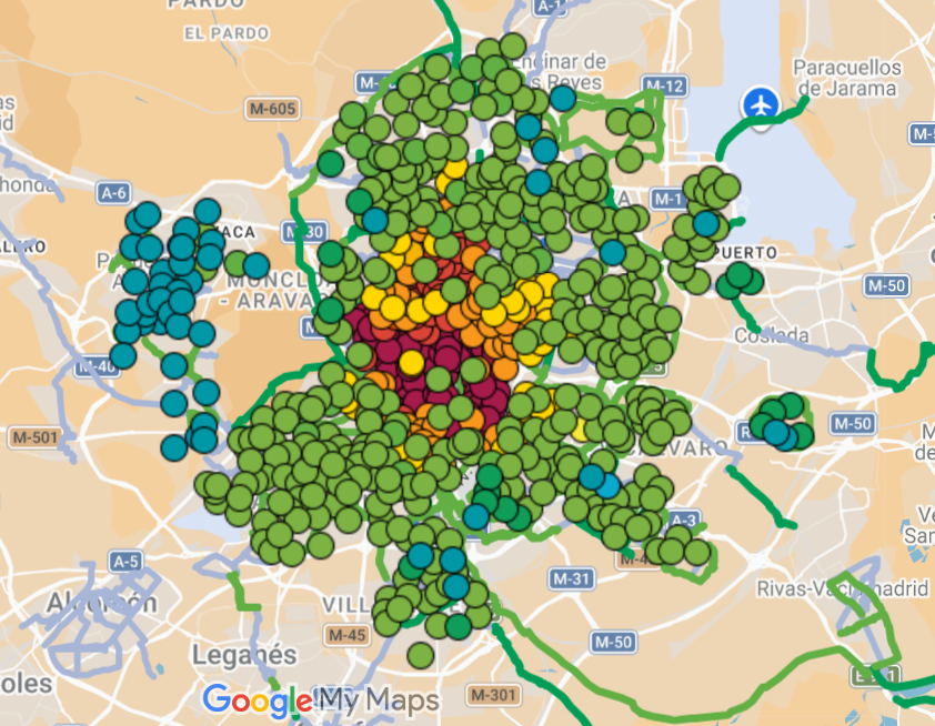 en bici por madrid tweet media