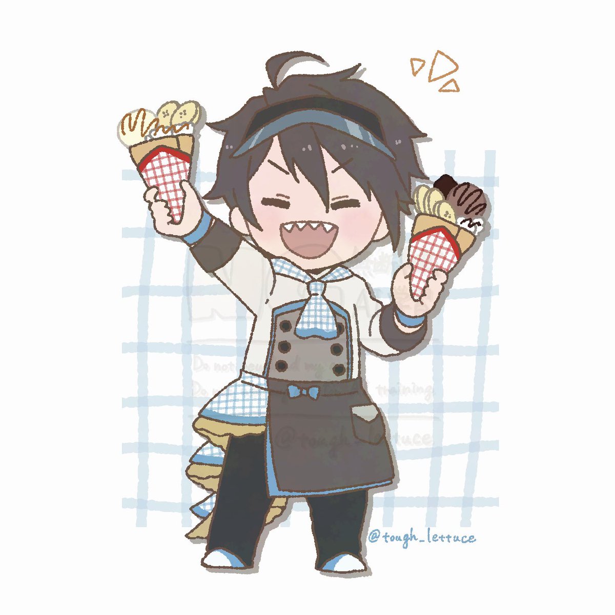 tough_lettuce's tweet photo. 握野英雄さんが可愛かったので描きました https://t.co/oIJ0QLATgx