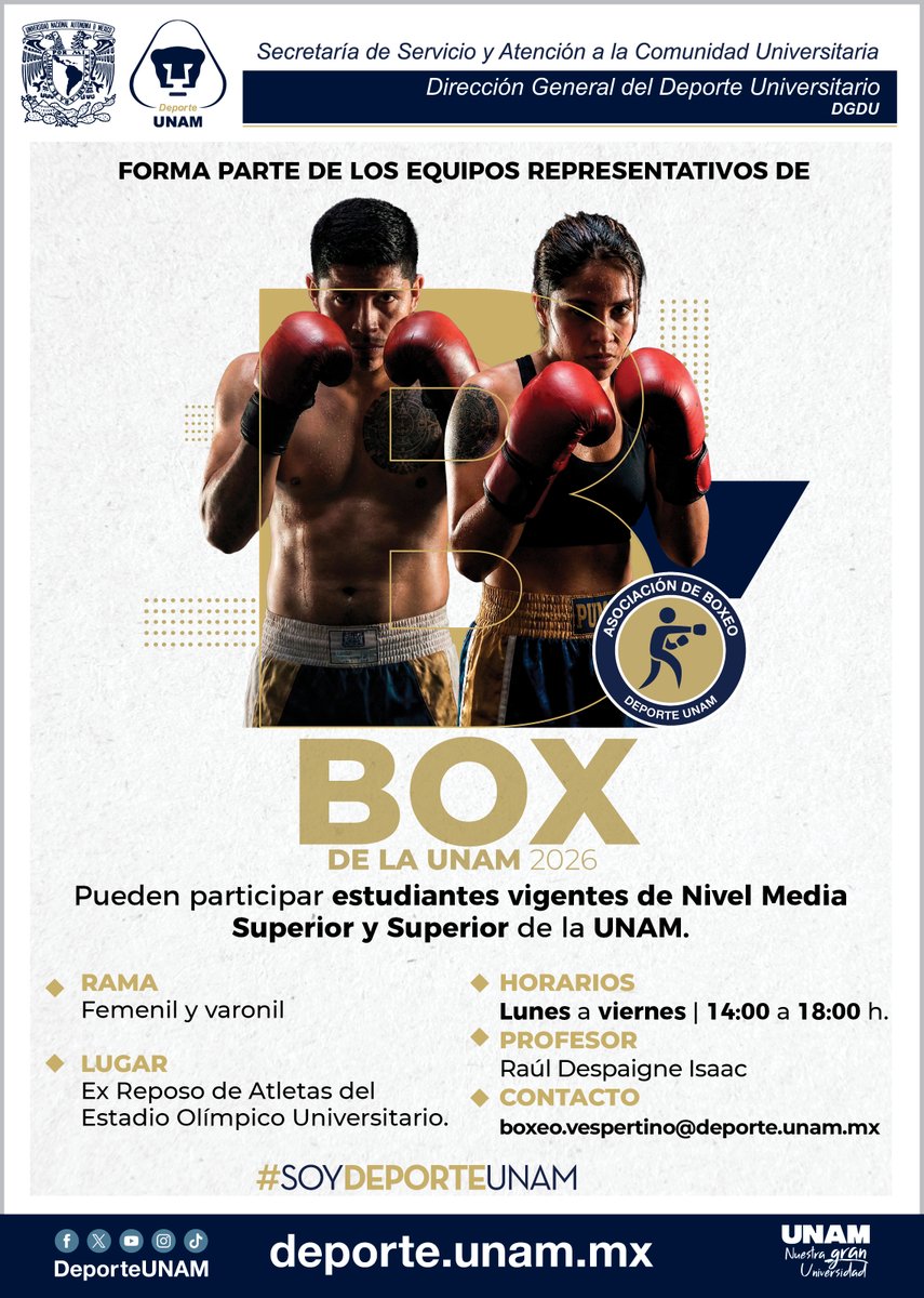 Deporte UNAM tweet media