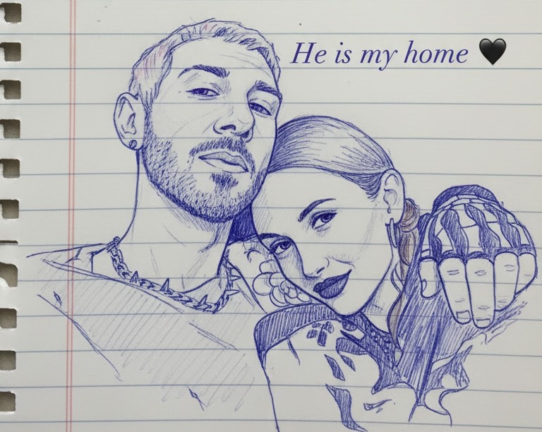 AmyAmy91674's tweet photo. A few drawings of Zacky &amp; Erika, and one of Zacky, Erika &amp; her sister.  @Vengenz1 @Erika_Love89 https://t.co/5MVBYyFMXi