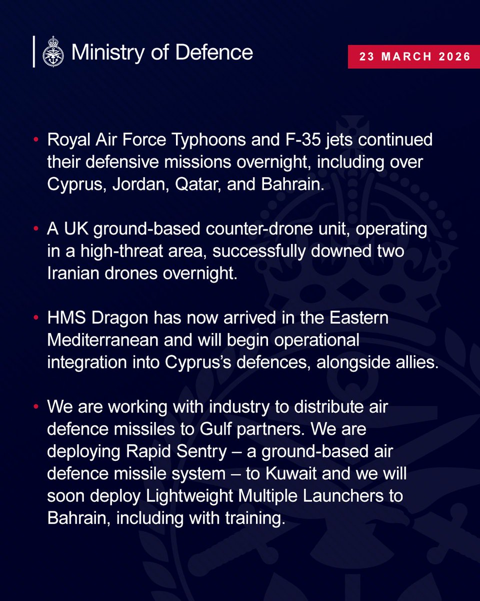 Ministry of Defence 🇬🇧 tweet media