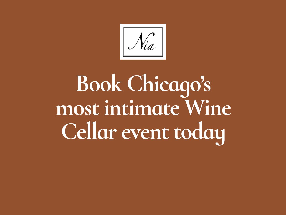 Be first. Book your exclusive Wine Cellar event now. Chicago's most intimate, energetic new space awaits. Live music, curated wines, and lively atmosphere included. Secure your spot today and celebrate in style.

niarestaurant.com/reservations/ #WestLoopEats #ChicagoEats