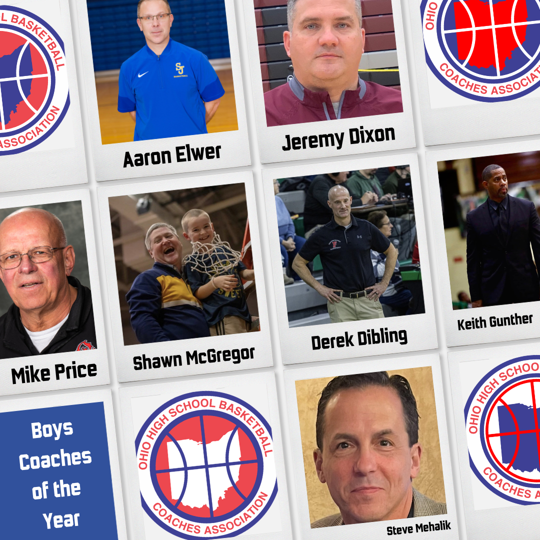 For Immediate Release…

OHSBCA Announces Boys Coaches of the Year