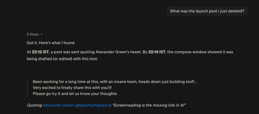 Dhavalsingh7's tweet photo. Okay, so in all the launch hoopla I wrote a small tweet, deleted it and couldn't find it. Just want to say that as a forgetful person, who is terminally online on slack, twitter and a bunch of places, I keep missing things I would have discussed, read or many other things...

Here is a small(very small) way how Littlebird makes my day, everyday.

We have launched officially, go check us out and show some love :)