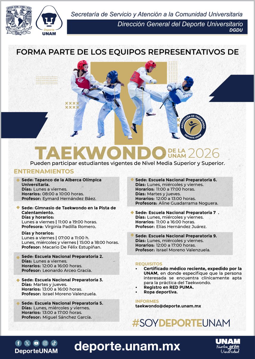 Deporte UNAM tweet media