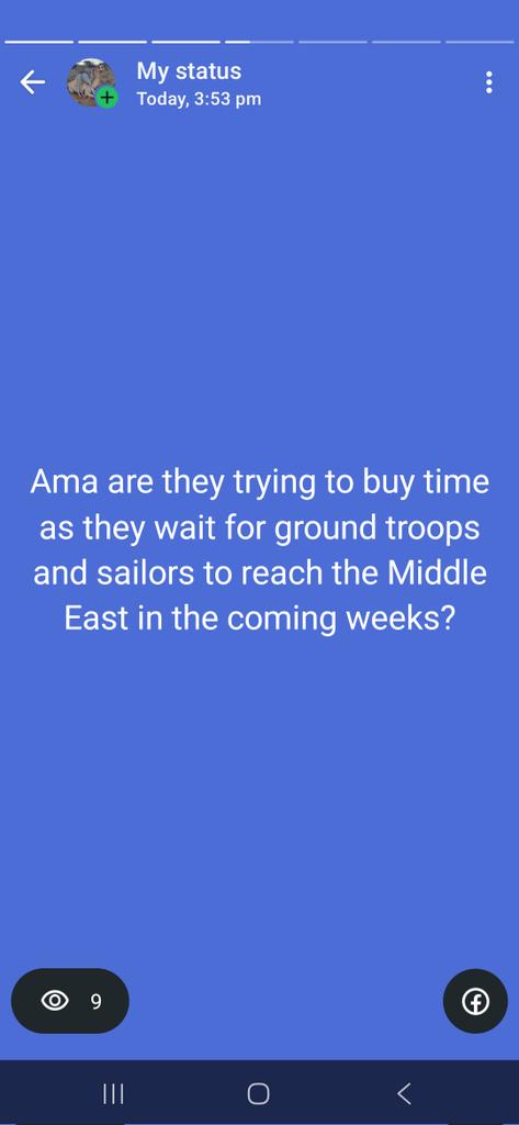 That's what I said actually.