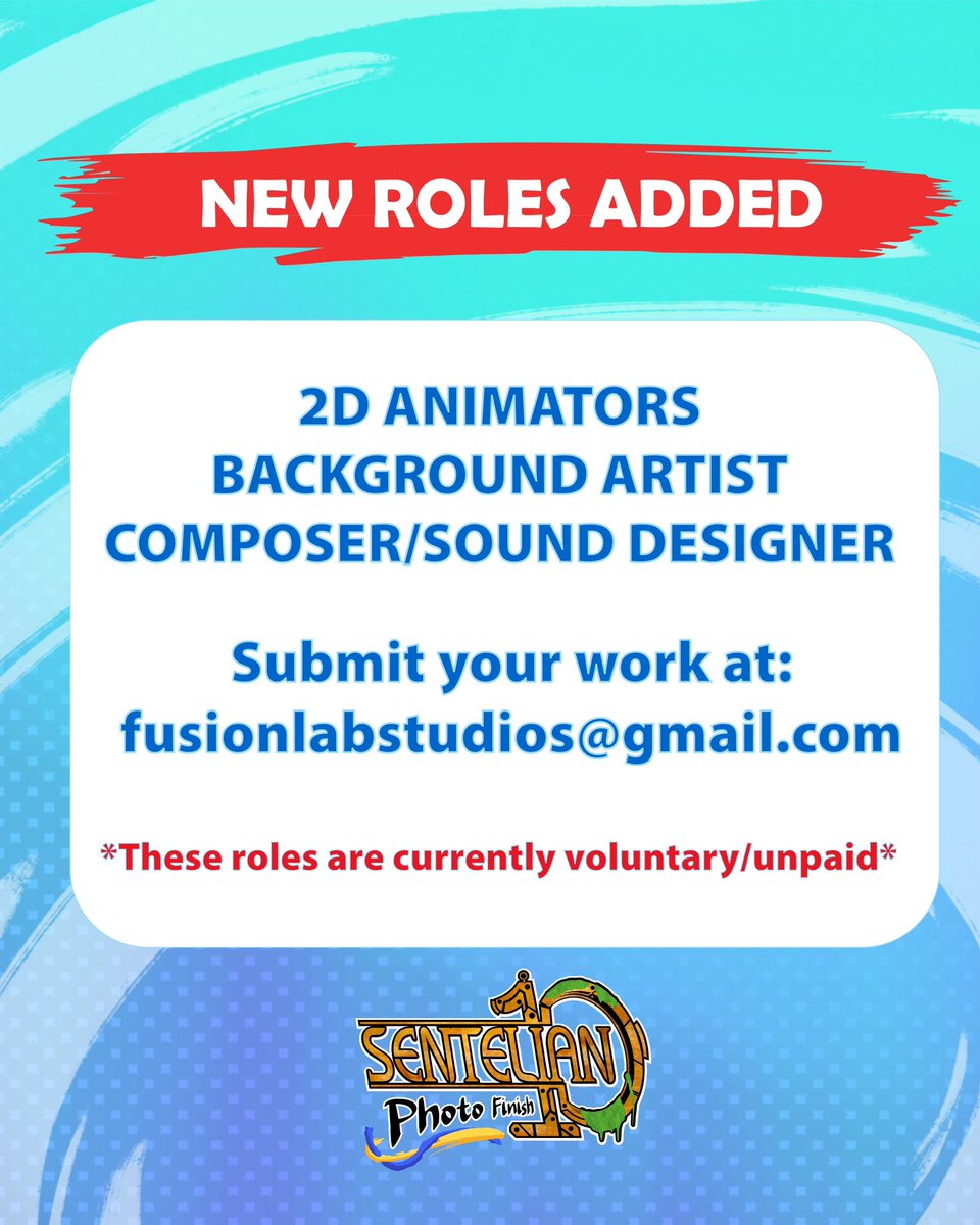 Hey everyone! We got some newly opened roles in case anybody is interested in working with us on our animated short!  

Email us at the email in the image or dm me for more details! #animation #production