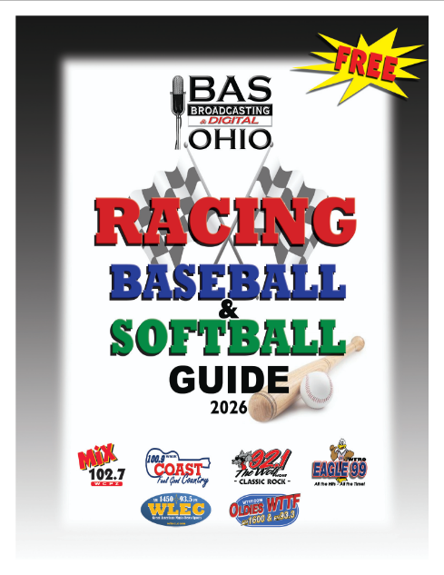 eagle99wfro's tweet photo. The BAS Broadcasting 2026 Racing, Baseball, &amp; Softball Guide is available digitally online ⚾️🏁🥎 Stay tuned to our social media pages and website to see when and where  you can pick up a physical copy! Check out the digital version here: https://t.co/VTco5U4OZ3 https://t.co/G5ri1iotnK