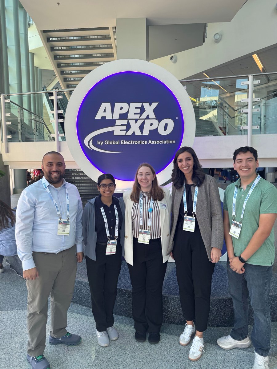 More student action at #APEXEXPO 
Student Chapter President Amirtha Chandrasekaran (UC Irvine) joined our Emerging Engineers to explore the show floor—connecting, learning, and discovering what’s next in electronics.

#ElectronicsFoundation #StudentLeaders #FutureEngineers