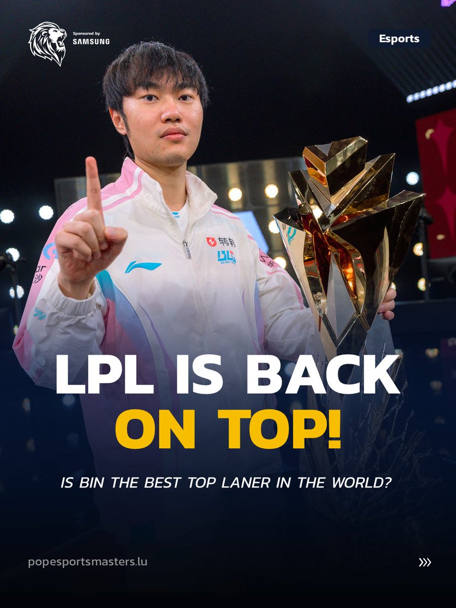 POP Esports Masters tweet media