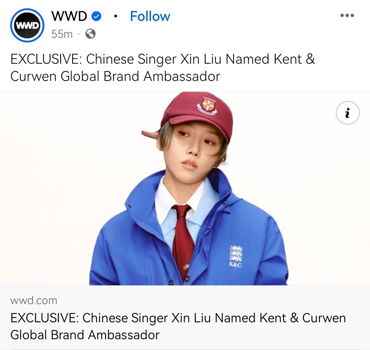 yuxinoverseas's tweet photo. WWD Facebook Update

UMs，let's go！🔥🔥🔥
🔗：https://t.co/xxCQDSn051

@XinLiulyx0420 
#XinLiuKentAndCurwenGlobalAmbassador https://t.co/YcvYgWJudn