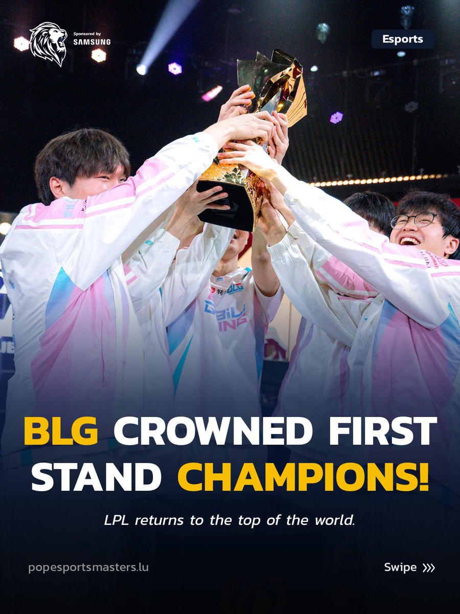 POP Esports Masters tweet media