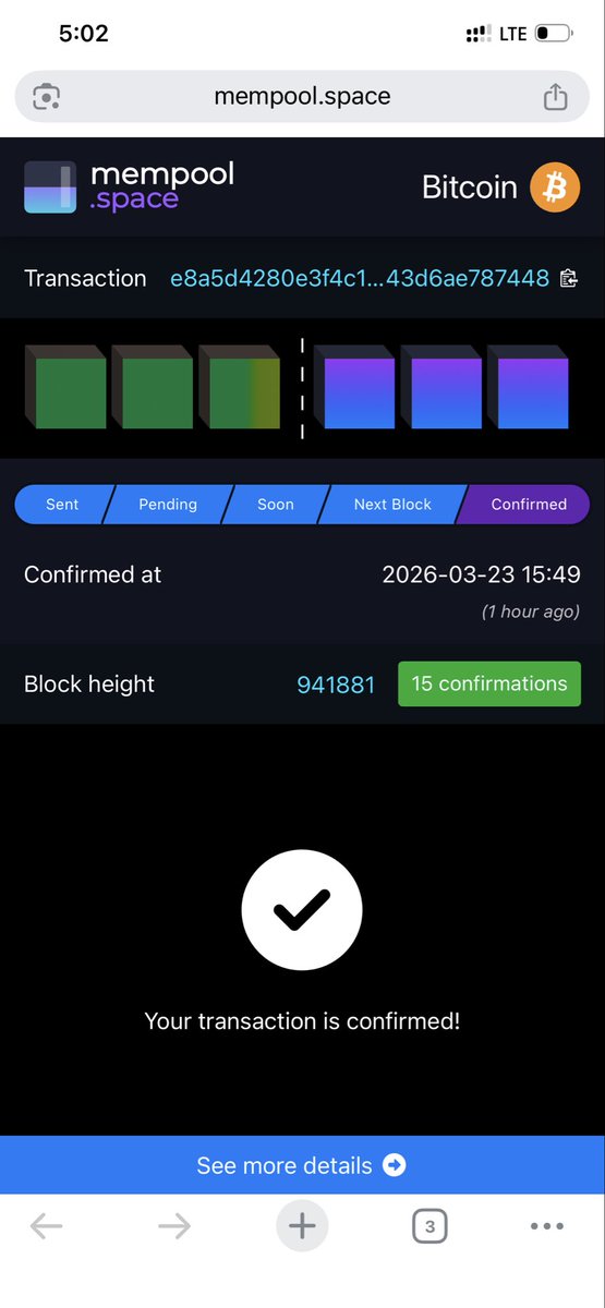 thebigwhalez's tweet photo. @noonesafrica are you having any issues with your platform? I sent bitcoin from my blockchain to my noones wallets and the transaction is still on pending after 15 confirmations https://t.co/8LUR2tEpT4
