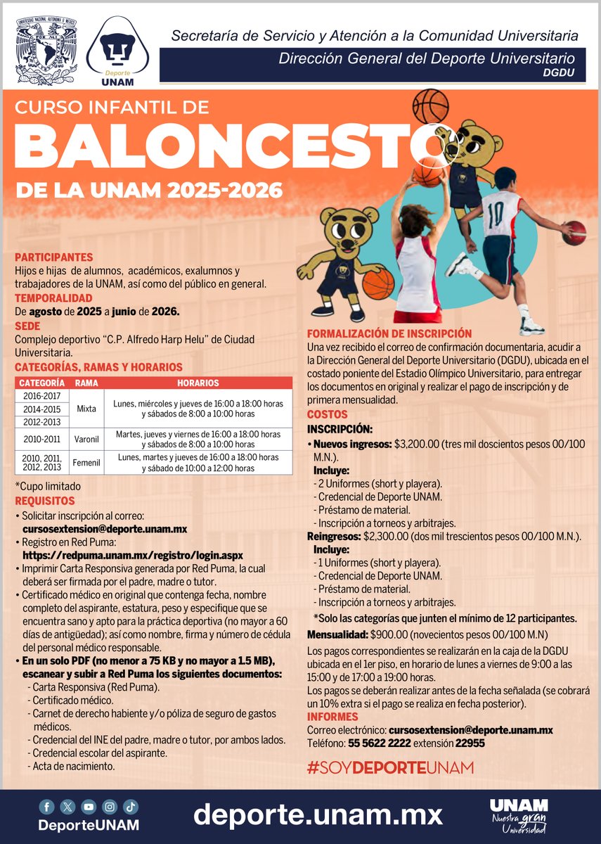 Deporte UNAM tweet media