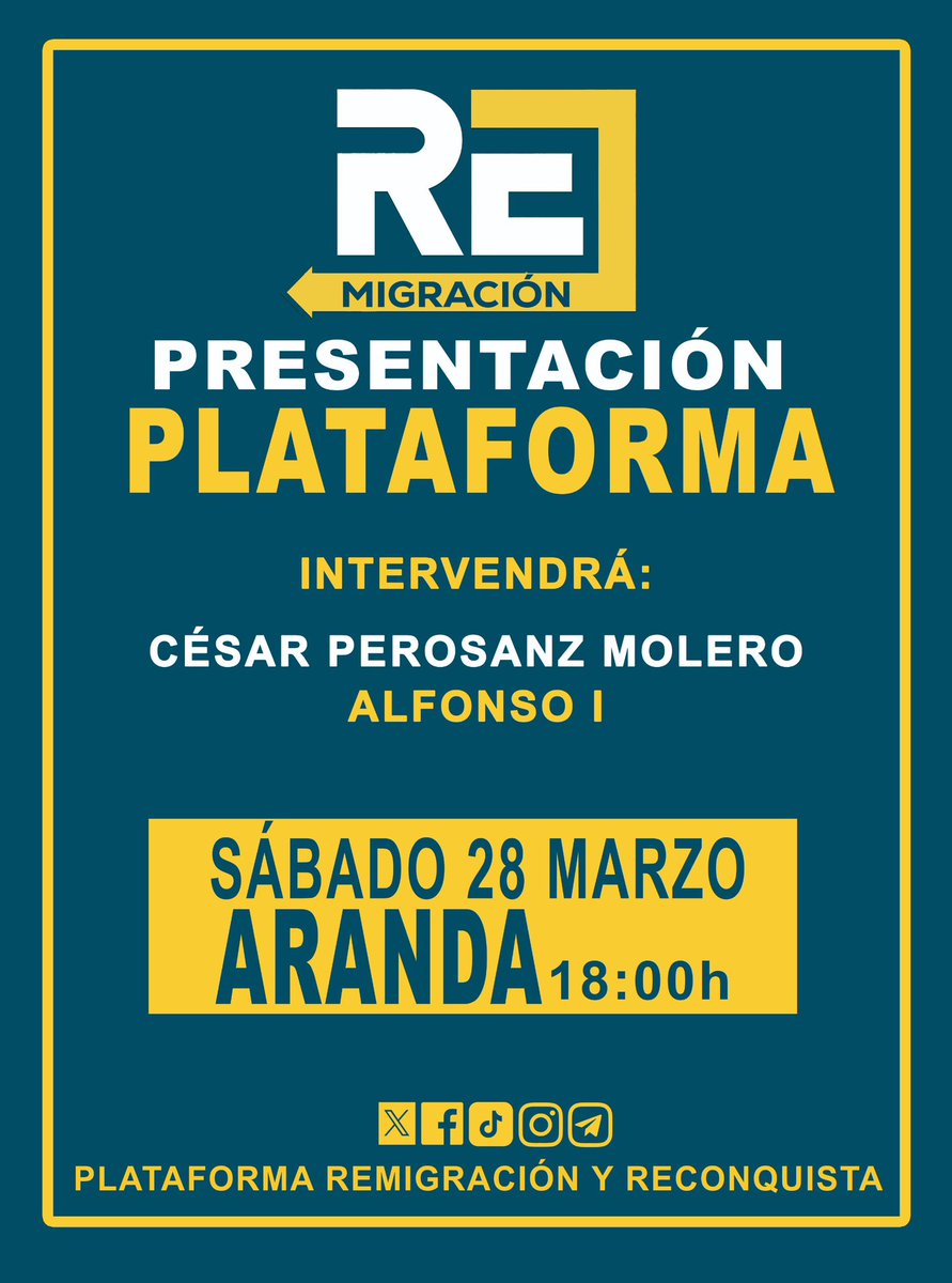 Remigracion y reconquista tweet media