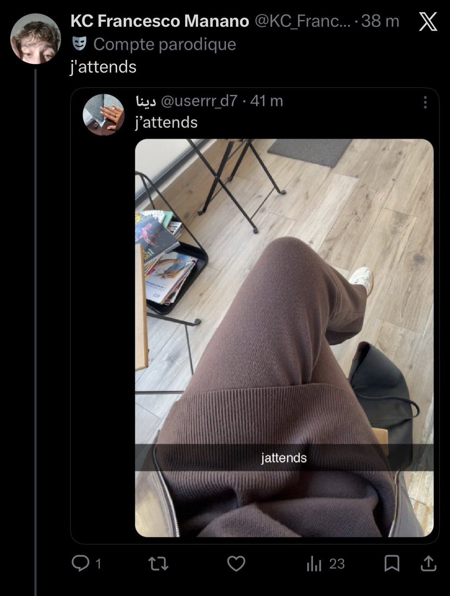 j’attends