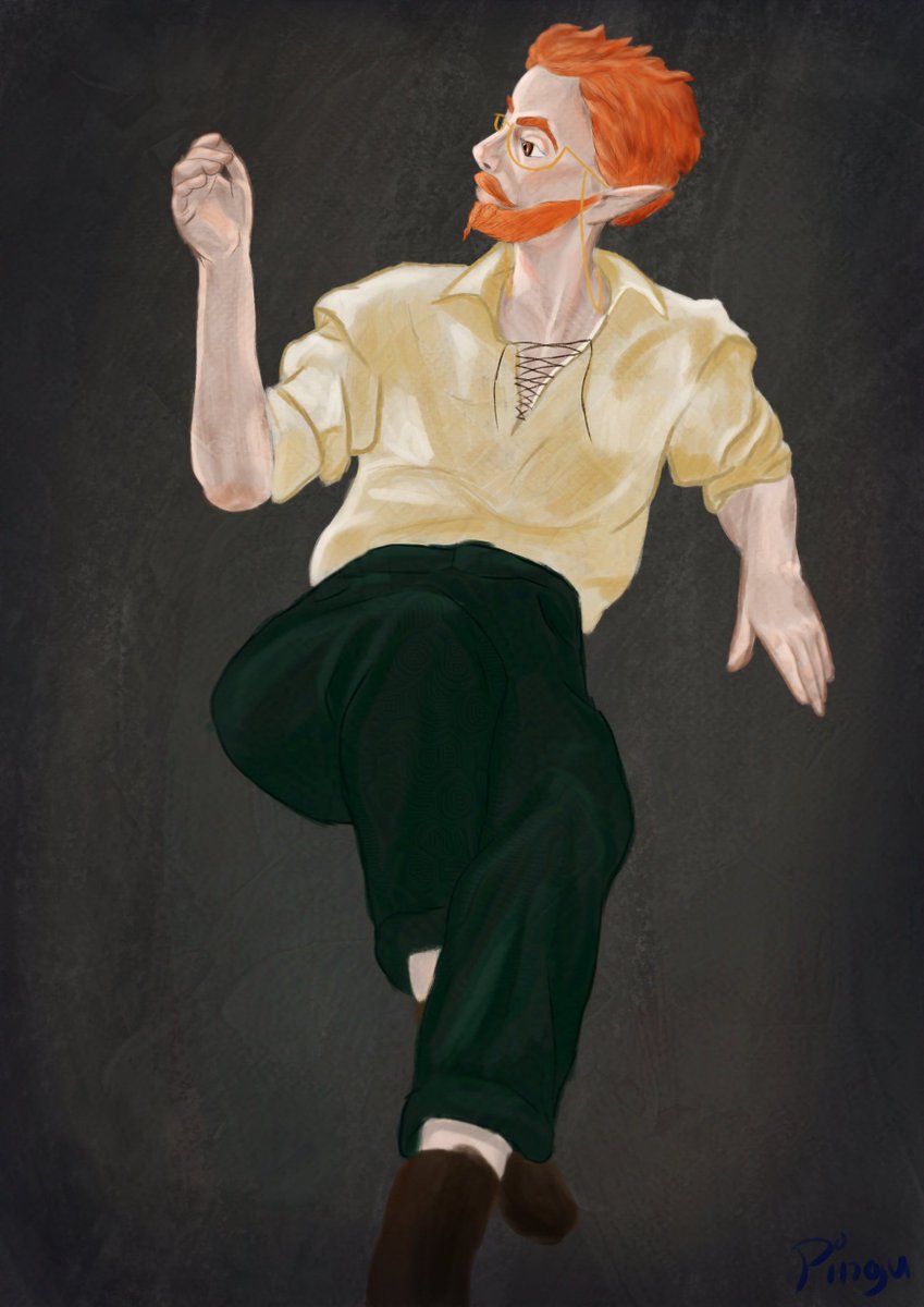 Pingudigiart's tweet photo. My first time trying to make "oil painting" style art piece, I think I did pretty well on Breadboi!
This is Breadboi, @warwickisonline character in the minecraft RP #adVAscension
#fanwick #breadboi #minecraft #digitalart #fuckAI #noAI #fanart https://t.co/sQsRMNFYXH