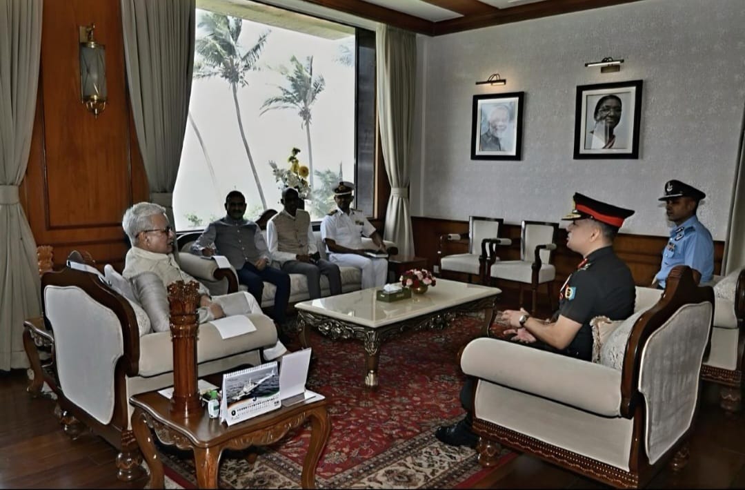 ADG Maharashtra Directorate called on Hon’ble Governor of Maharashtra Shri Jishnu Dev Varma at Lok Bhawan, Mumbai. Core component of the discussions revolved around expanding footprint of NCC across all 36 Districts of the State with enrolment set to touch 1.2 lakh cadets