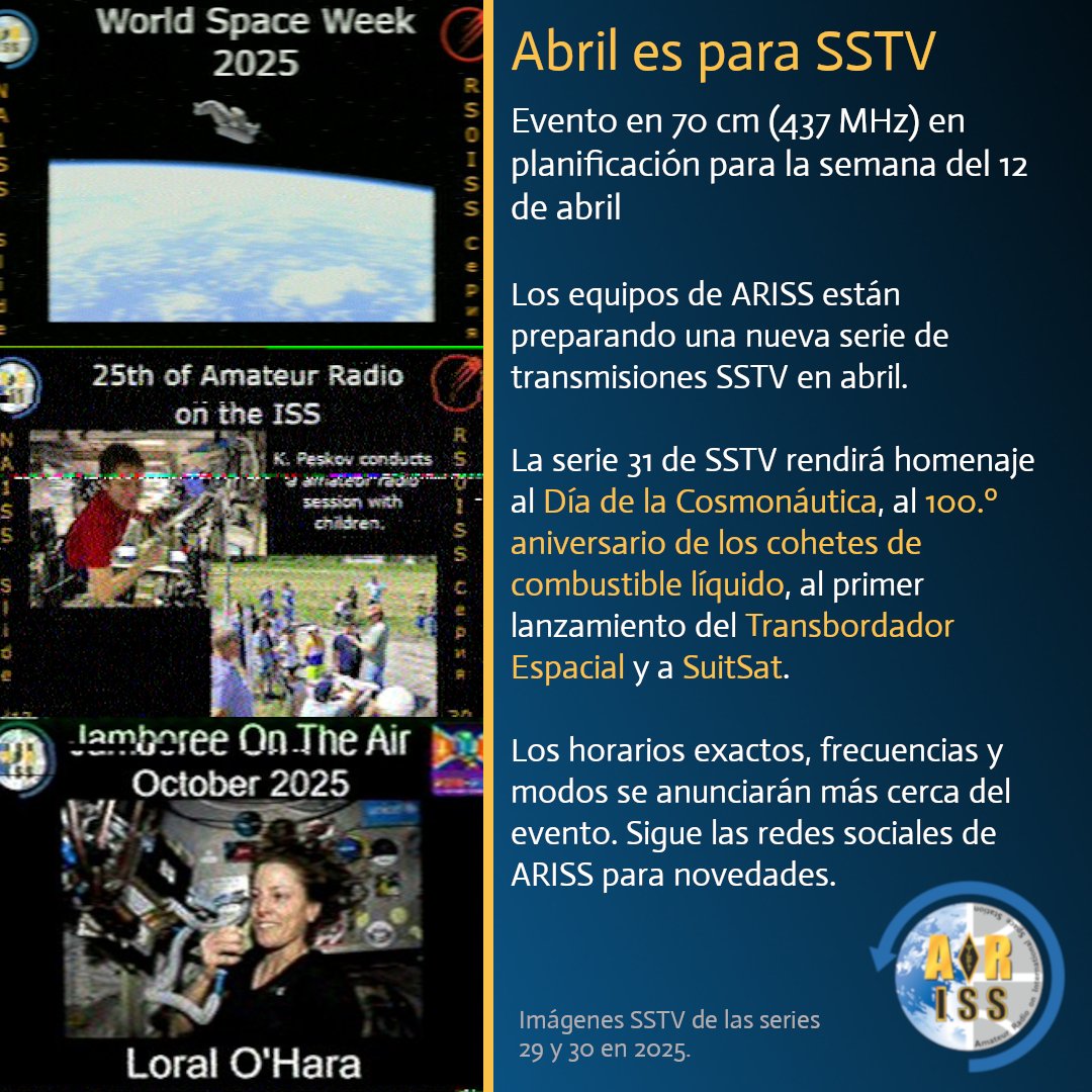 ARISS en español tweet media