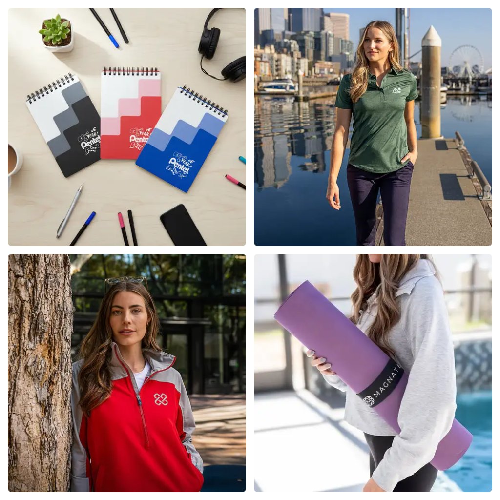ARSimprints's tweet photo. A little swag goes a long way. Give your customers the gift of branded merchandise to help them spread the word about your company. https://t.co/scn0zzzNOE #notebooks #polos #brandedmerch #yogamats https://t.co/kR4BVOXWPv