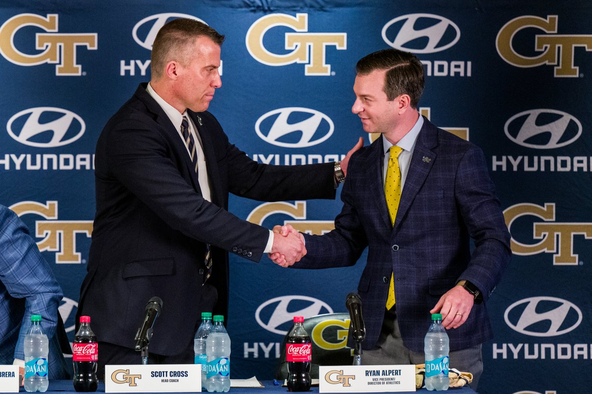 GTMBB's tweet image. We are pleased to formally introduce Georgia Tech Men’s Basketball Head Coach Scott Cross

#StingEm🐝