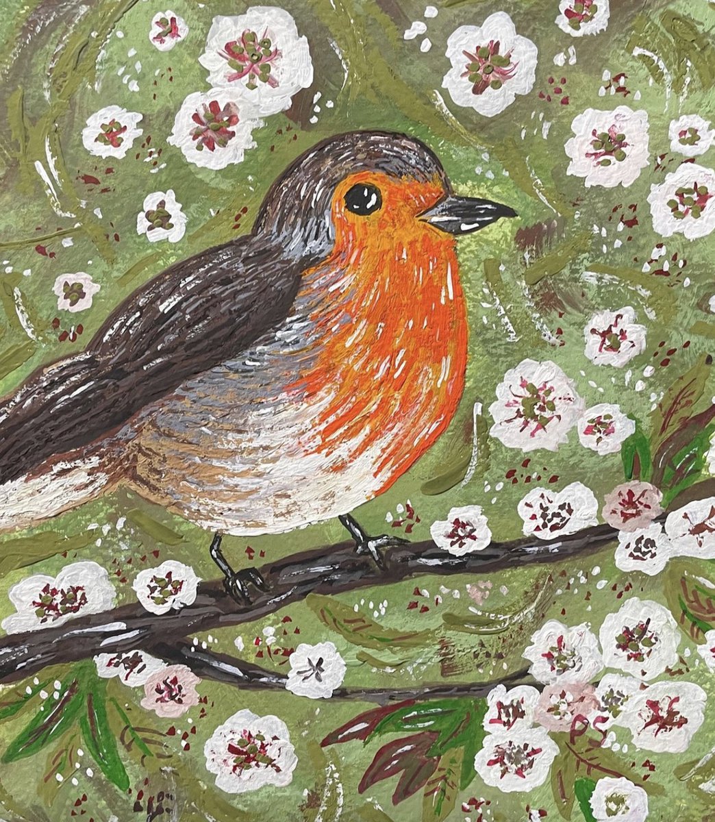 artystorms64098's tweet photo. It's another cloudy day in Toronto, so here's another English Robin to brighten the day! #Robin #EnglishRobin #Bird #Birds #Spring https://t.co/f8oEnYk5cK