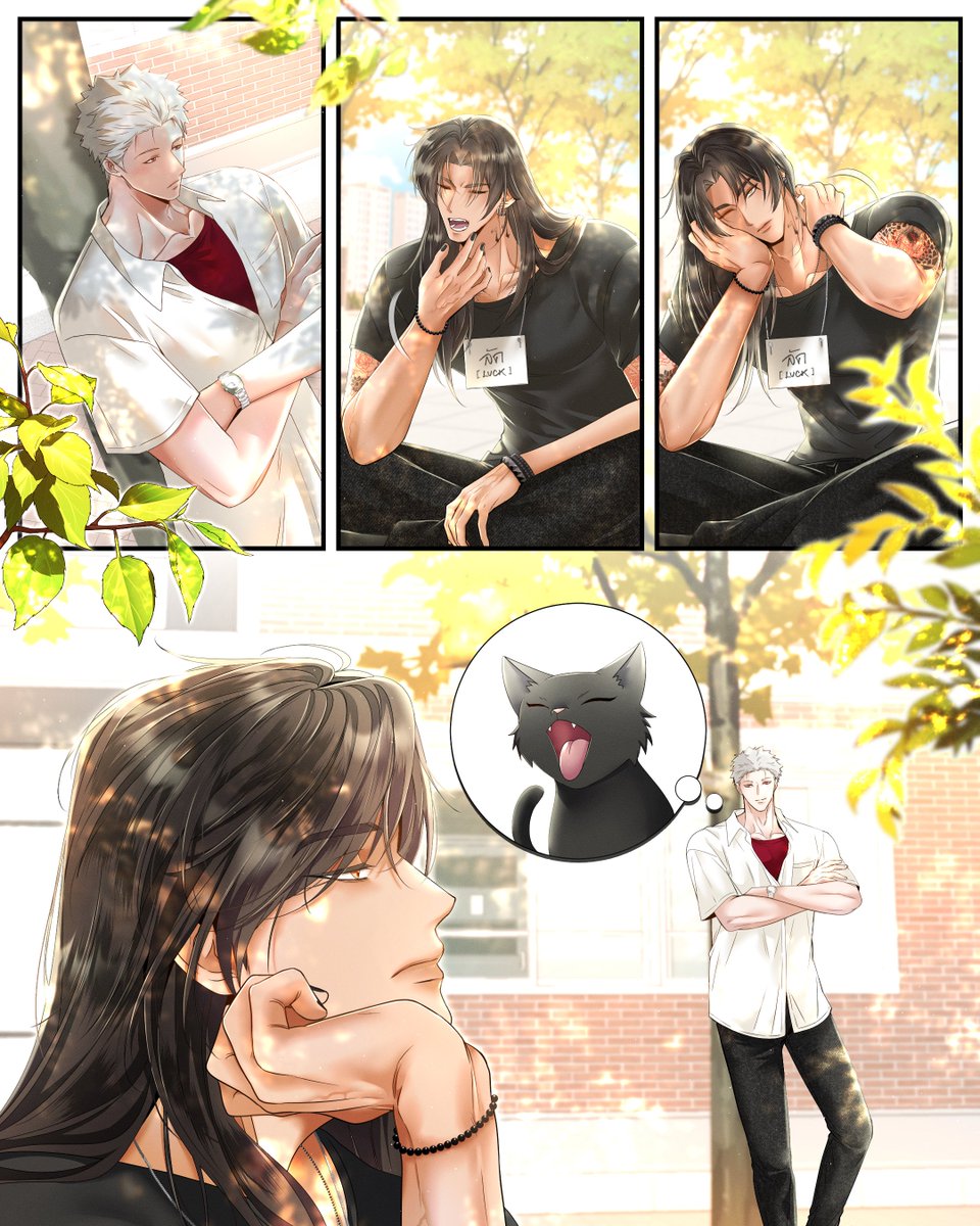 #แมวดำนำโชคร้าย
บางทีแค่มองแมวก็มีความสุขแล้ว
//แต่แมวชอบให้มองไหมไม่รู้