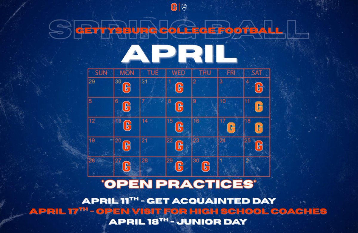 Gettysburg College Football tweet media