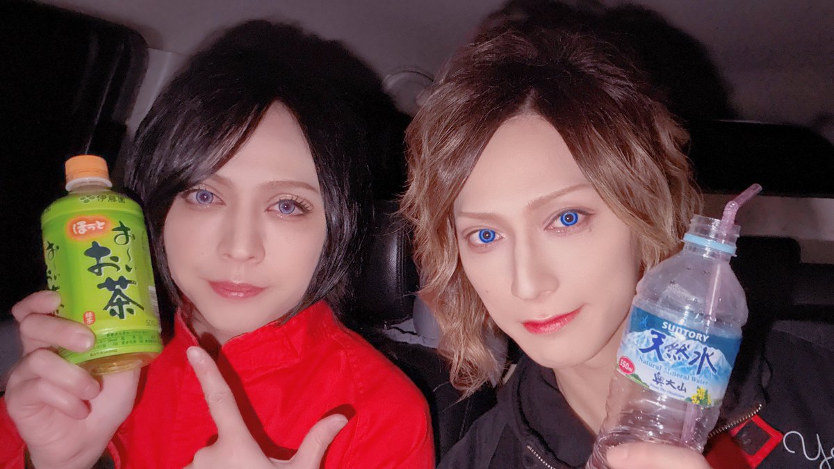 本日は撮影DAY👻
水分補給はしっかりね！