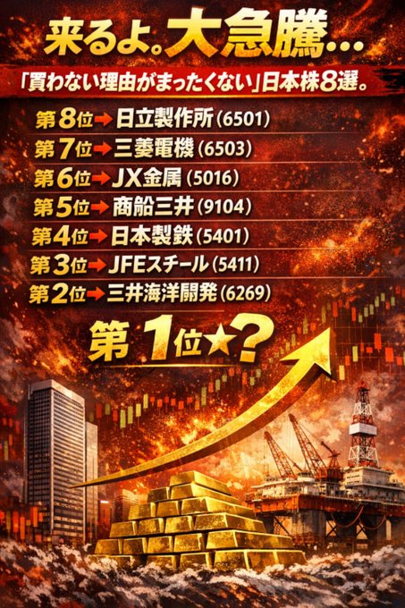 【日本株投資に関する究極の視点】 tweet media