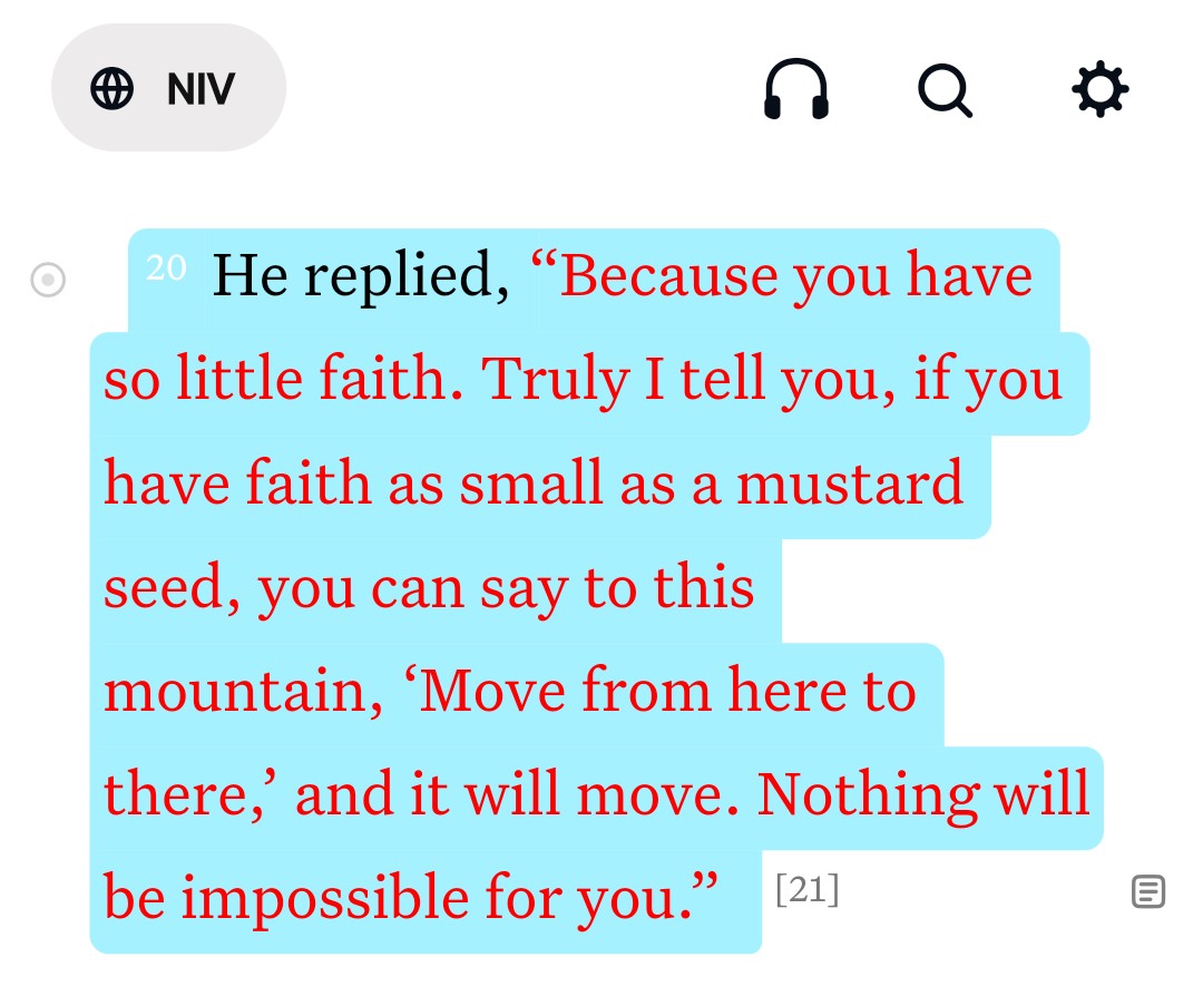 Matthew 17:20